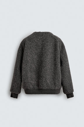 TEXTURED CARDIGAN WITH POCKETS - Image 7