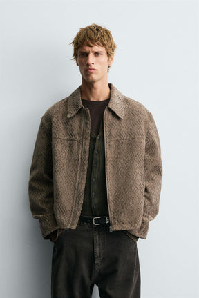 TEXTURED JACQUARD JACKET - Image 2
