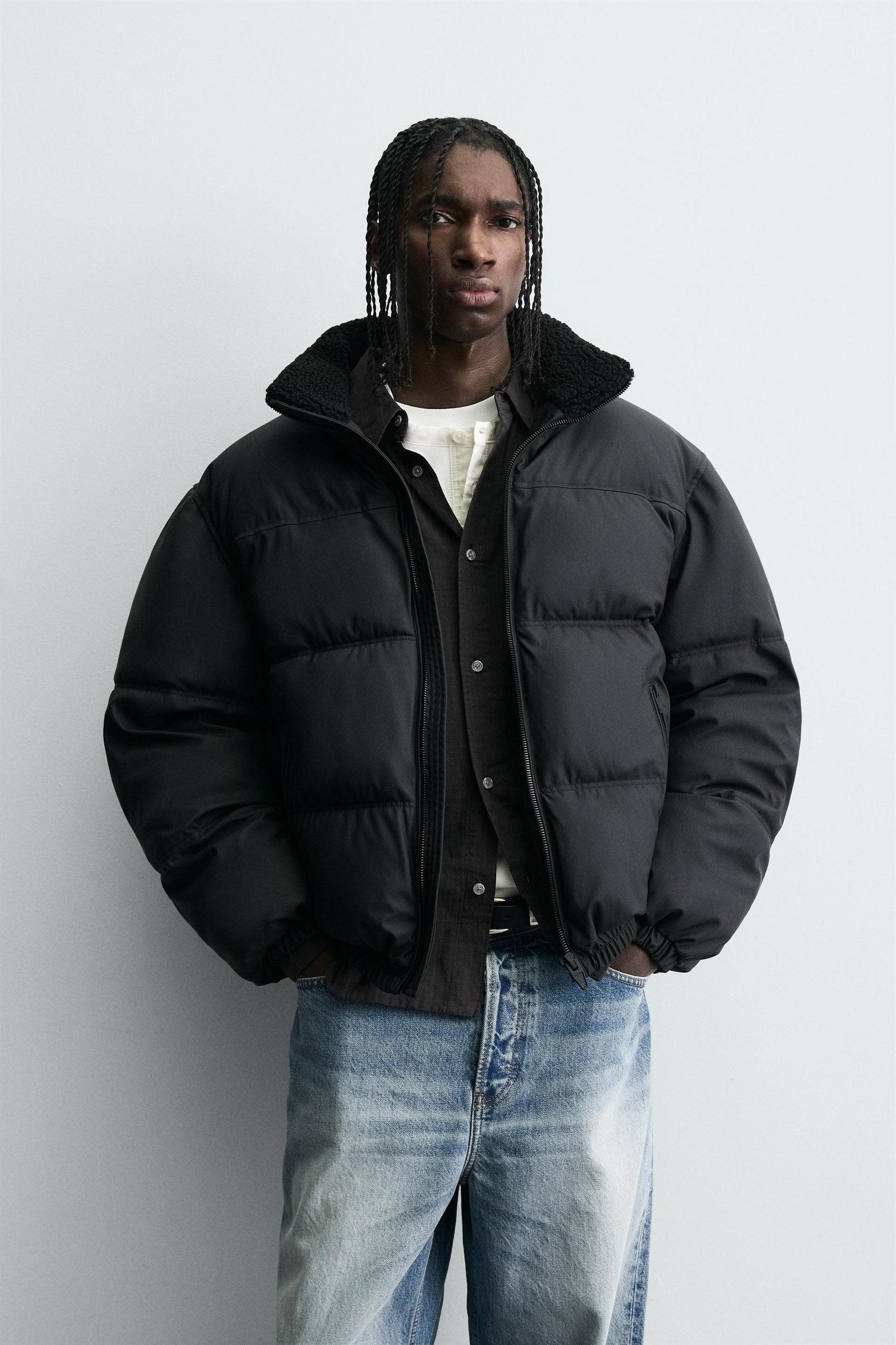 RUBBERISED PUFFER JACKET - Image 2