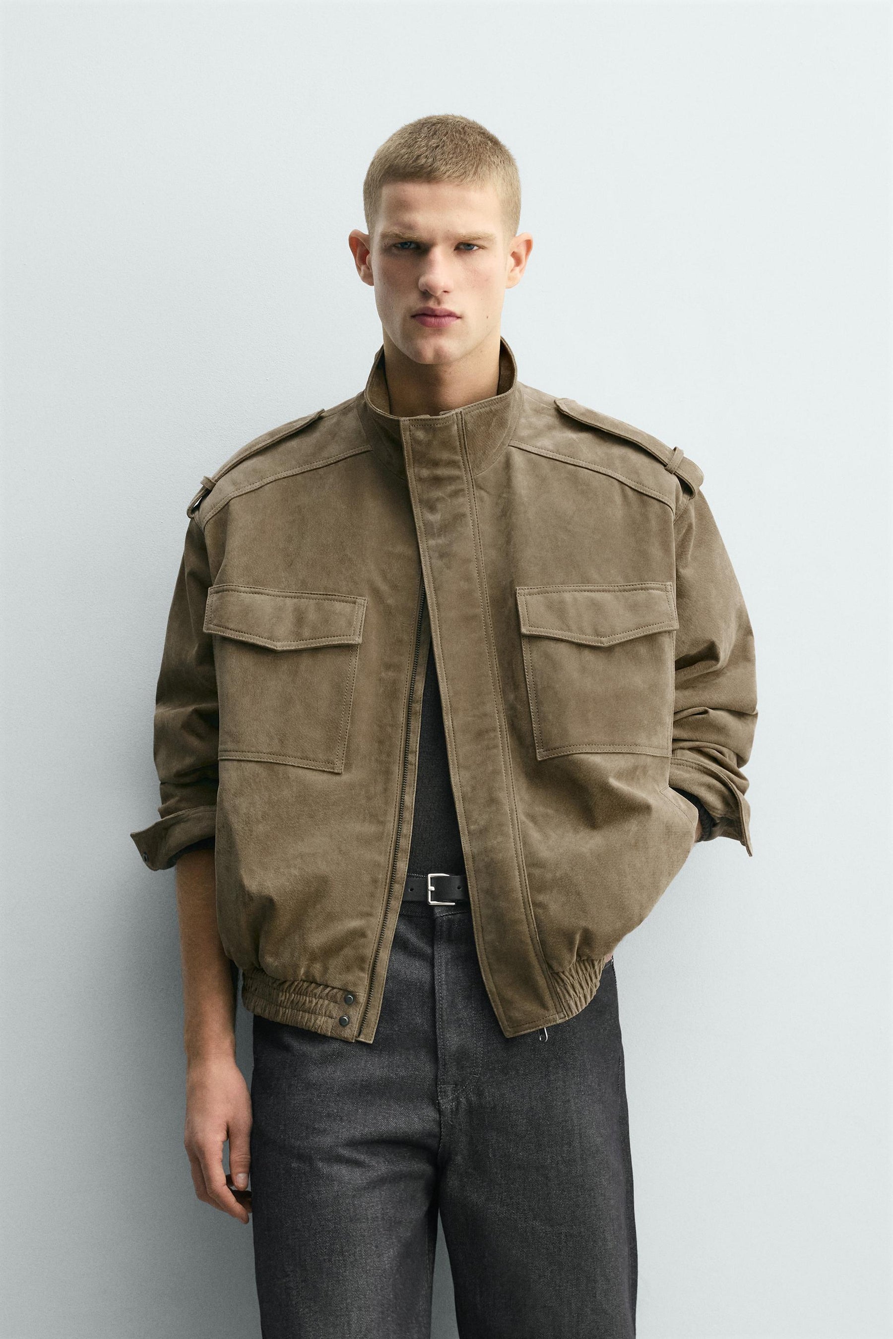 Suede Leather Jacket