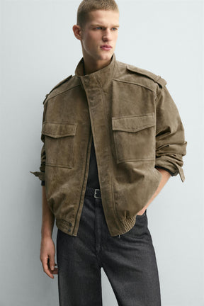 Suede Leather Jacket