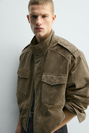 Suede Leather Jacket