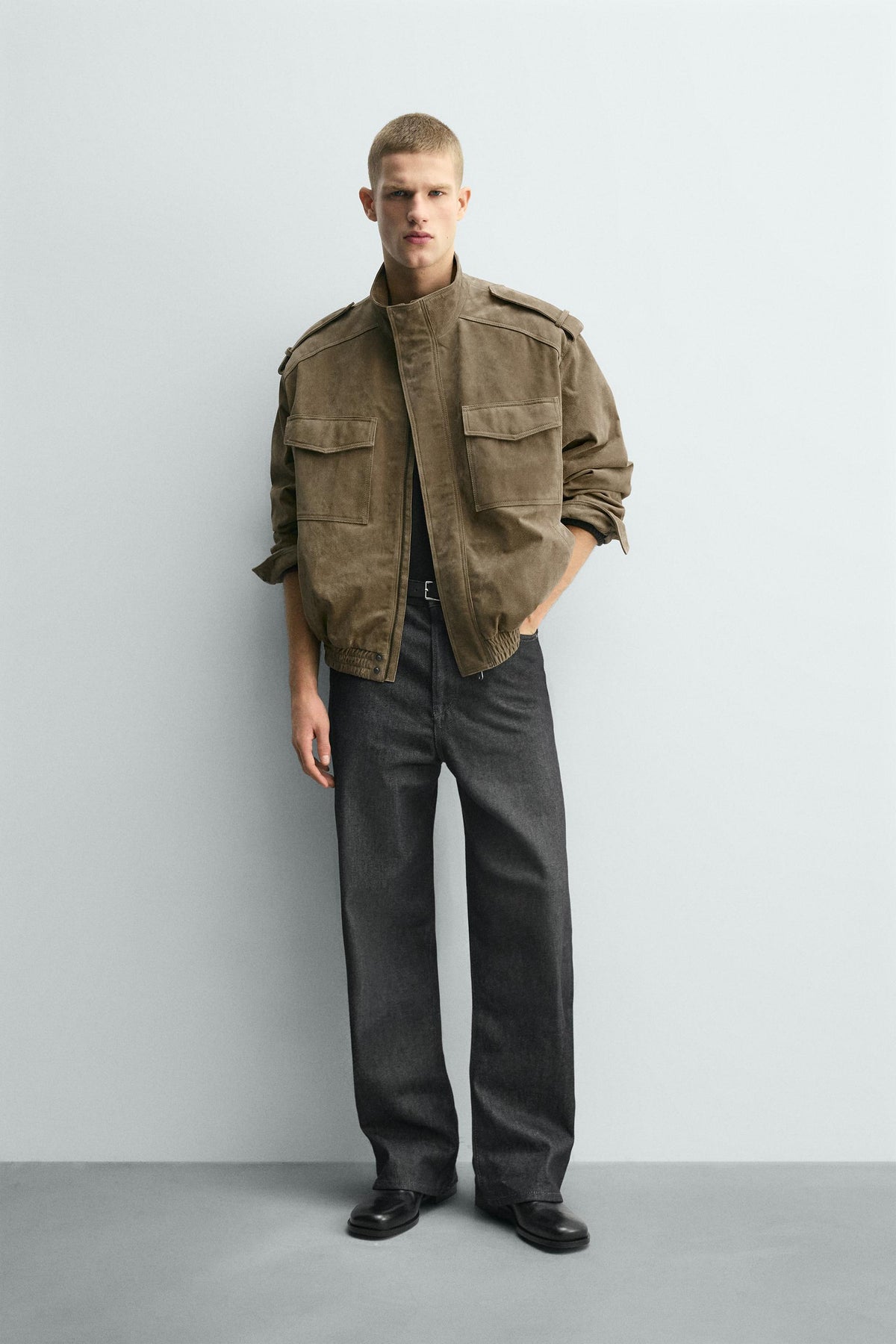SUEDE LEATHER JACKET - Image 1