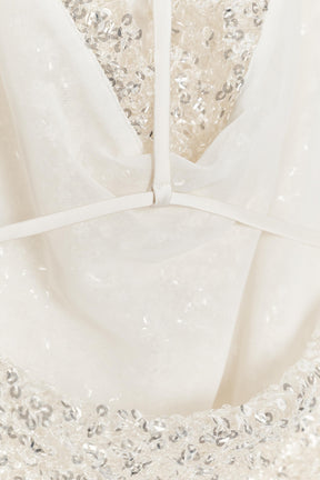 SEQUIN HALTER TOP