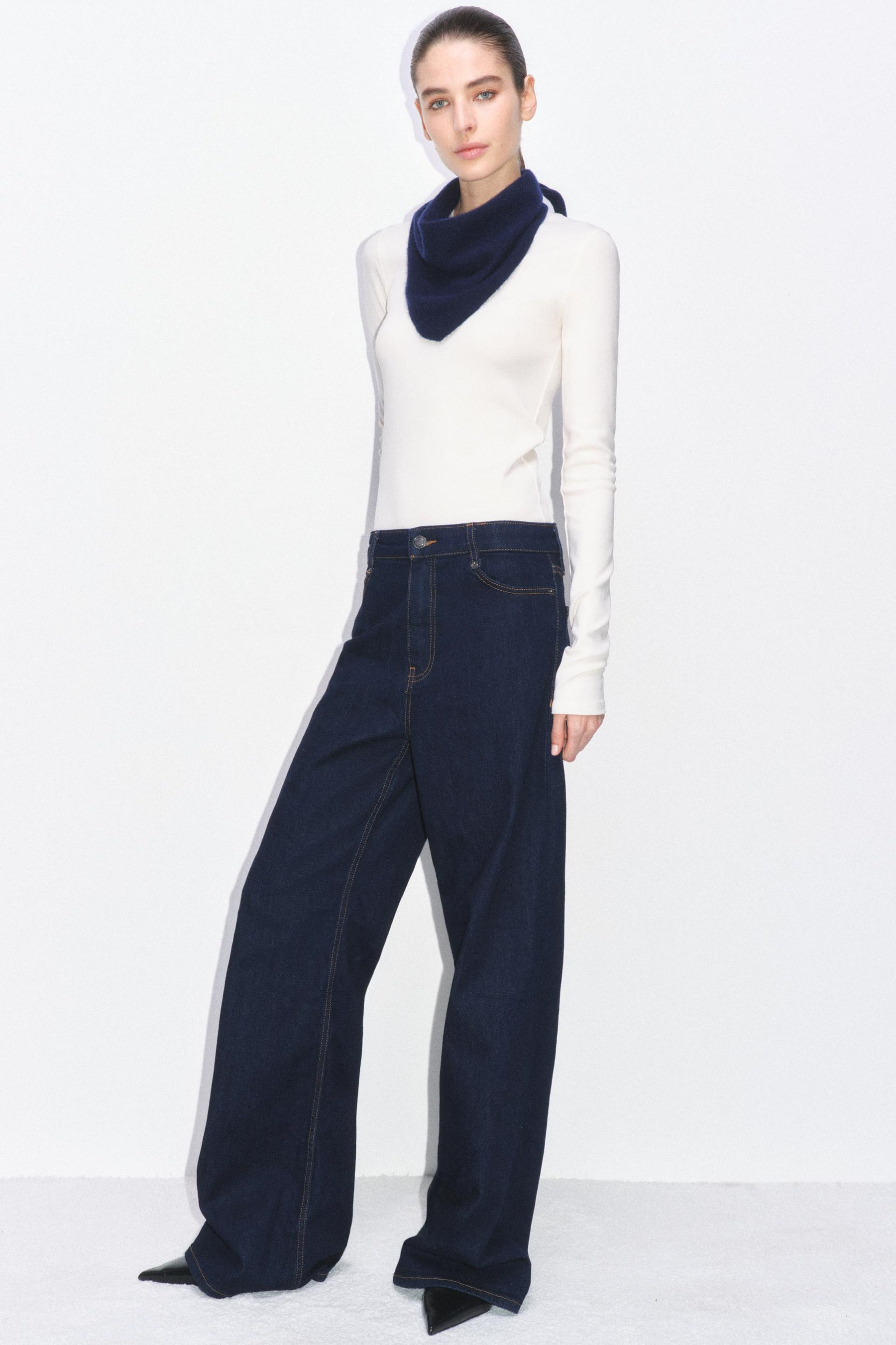 High Waist Wide Jeans