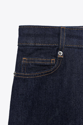 Weit geschnittene High-Waist-Jeans