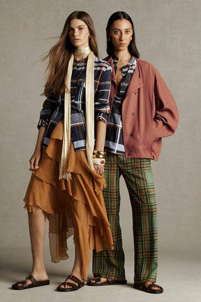 CROP FLARE TROUSERS