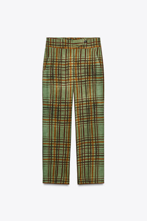CROP FLARE TROUSERS