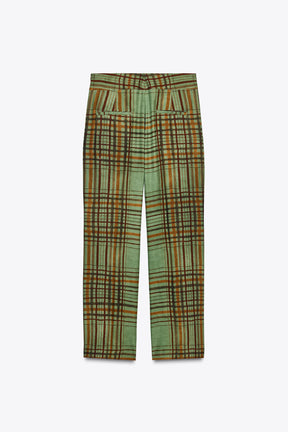 CROP FLARE TROUSERS