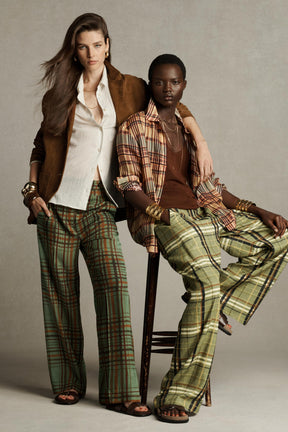 CROP FLARE TROUSERS