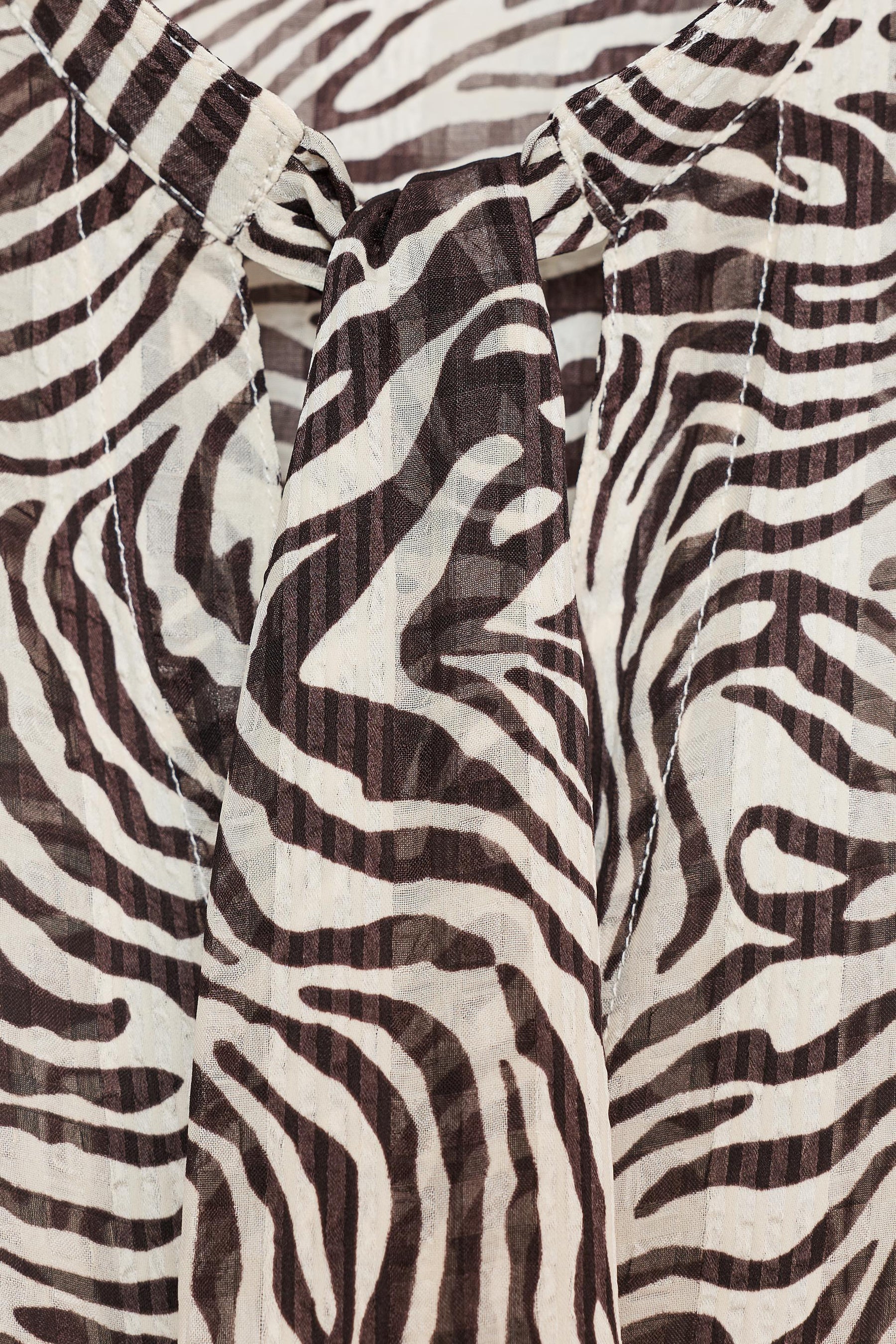 Bluse mit Tiermuster