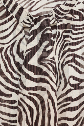 Bluse mit Tiermuster