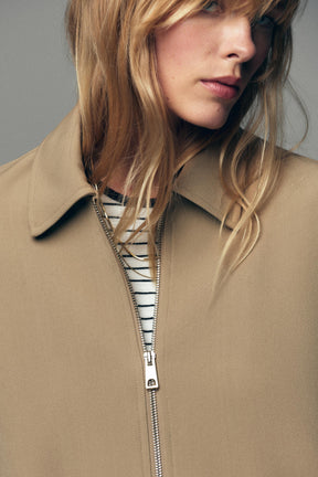 PUFF-SLEEVE BOMBER JACKET - Image 3