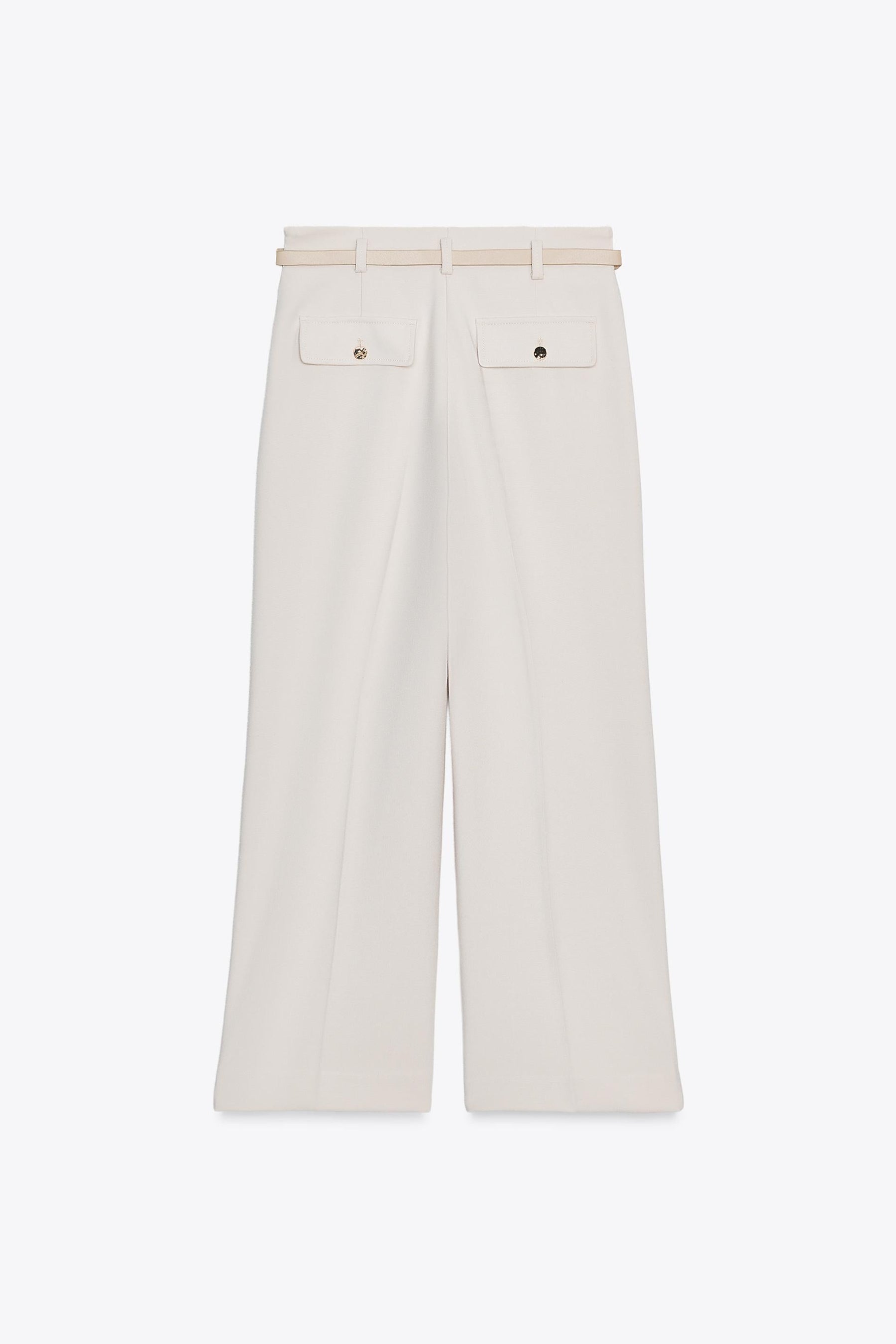 Cropped Trousers with Chain