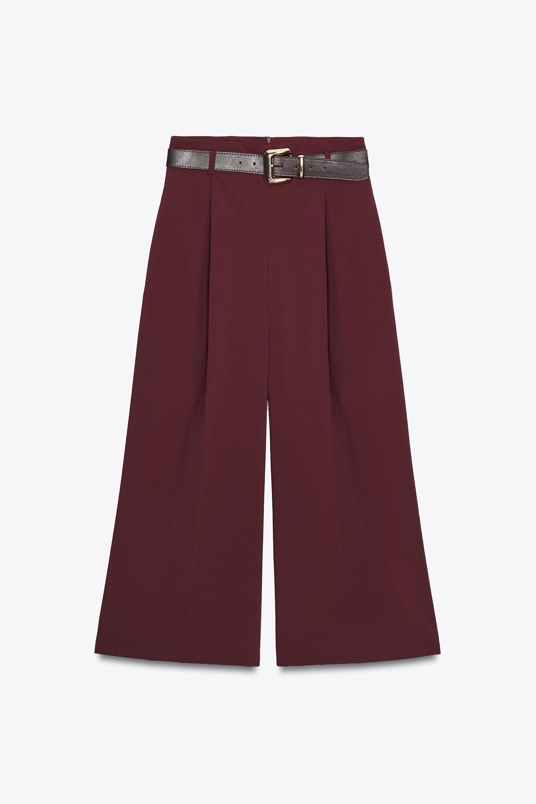 Trousers with belt