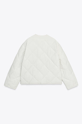 QUILTED JACKET WITH PATCH POCKETS - Image 4