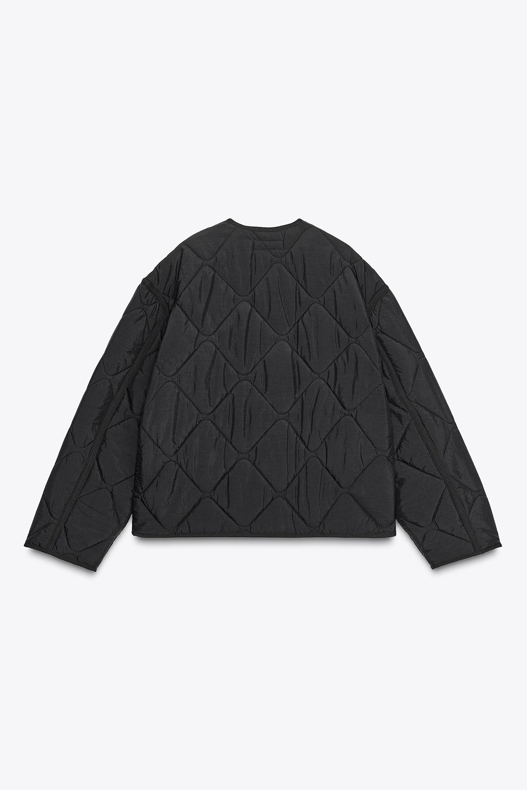 QUILTED JACKET WITH PATCH POCKETS - Image 4