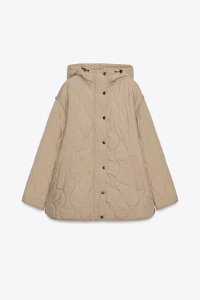 Water-repellent quilted jacket