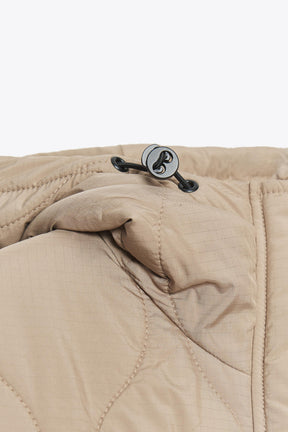 Water-repellent quilted jacket