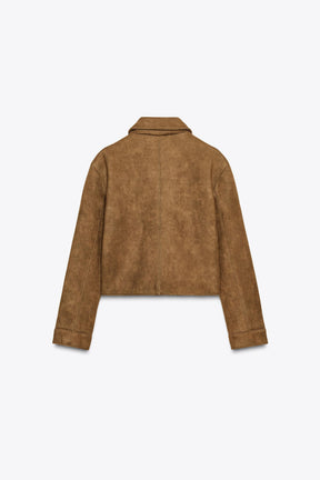 FAUX SUEDE JACKET - Image 7
