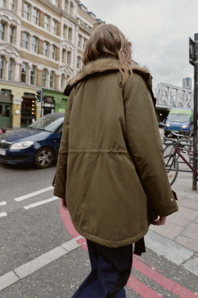 PARKA WITH FAUX FUR LINING - Image 5