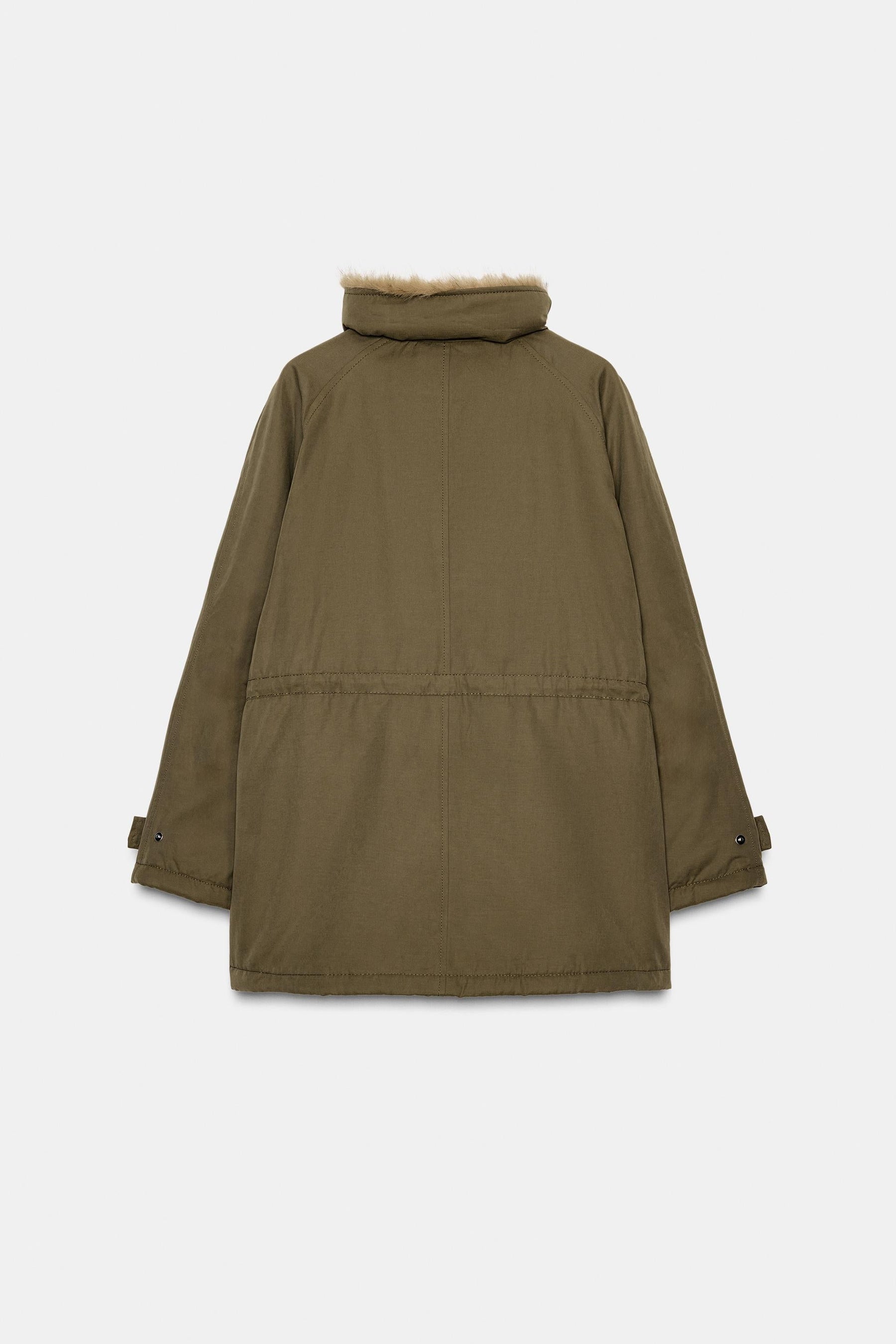 PARKA WITH FAUX FUR LINING - Image 9