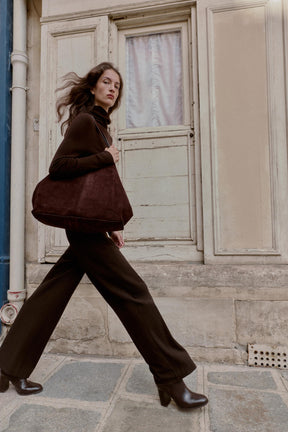 Straight-leg trousers