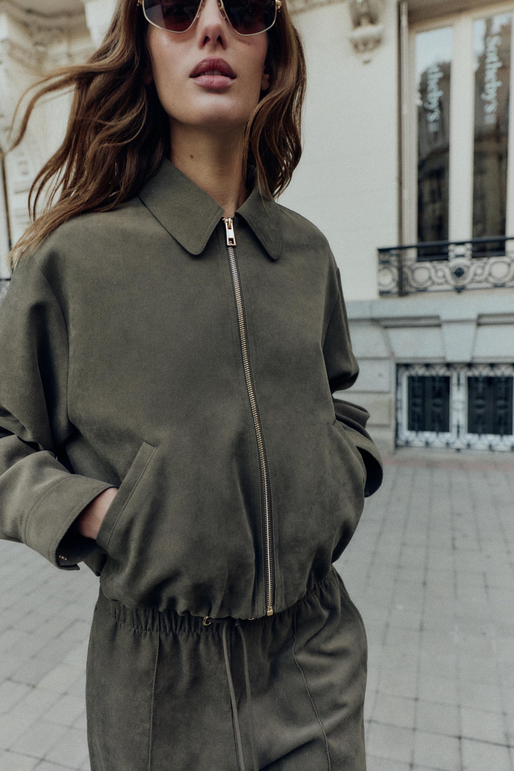 Volumen-Bomberjacke