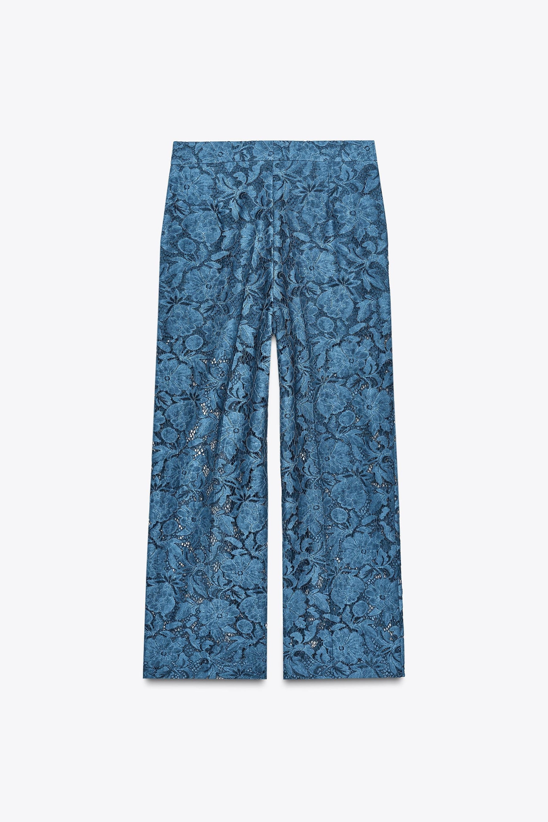 CROPPED LACE TROUSERS