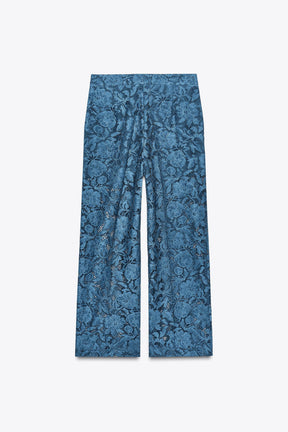 CROPPED LACE TROUSERS