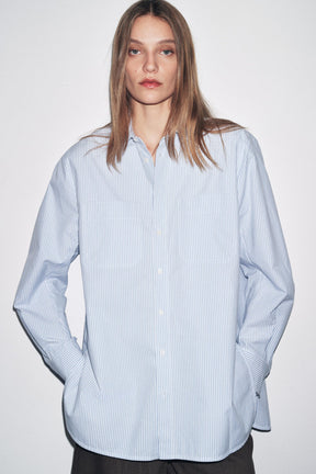 Striped Shirt with Pocket