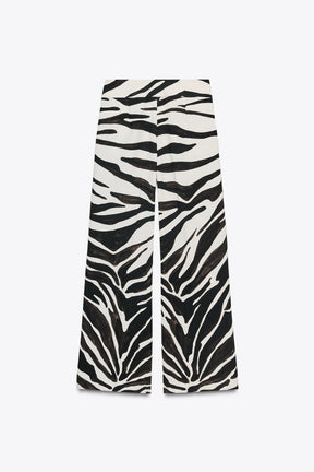 Animal Print Trousers
