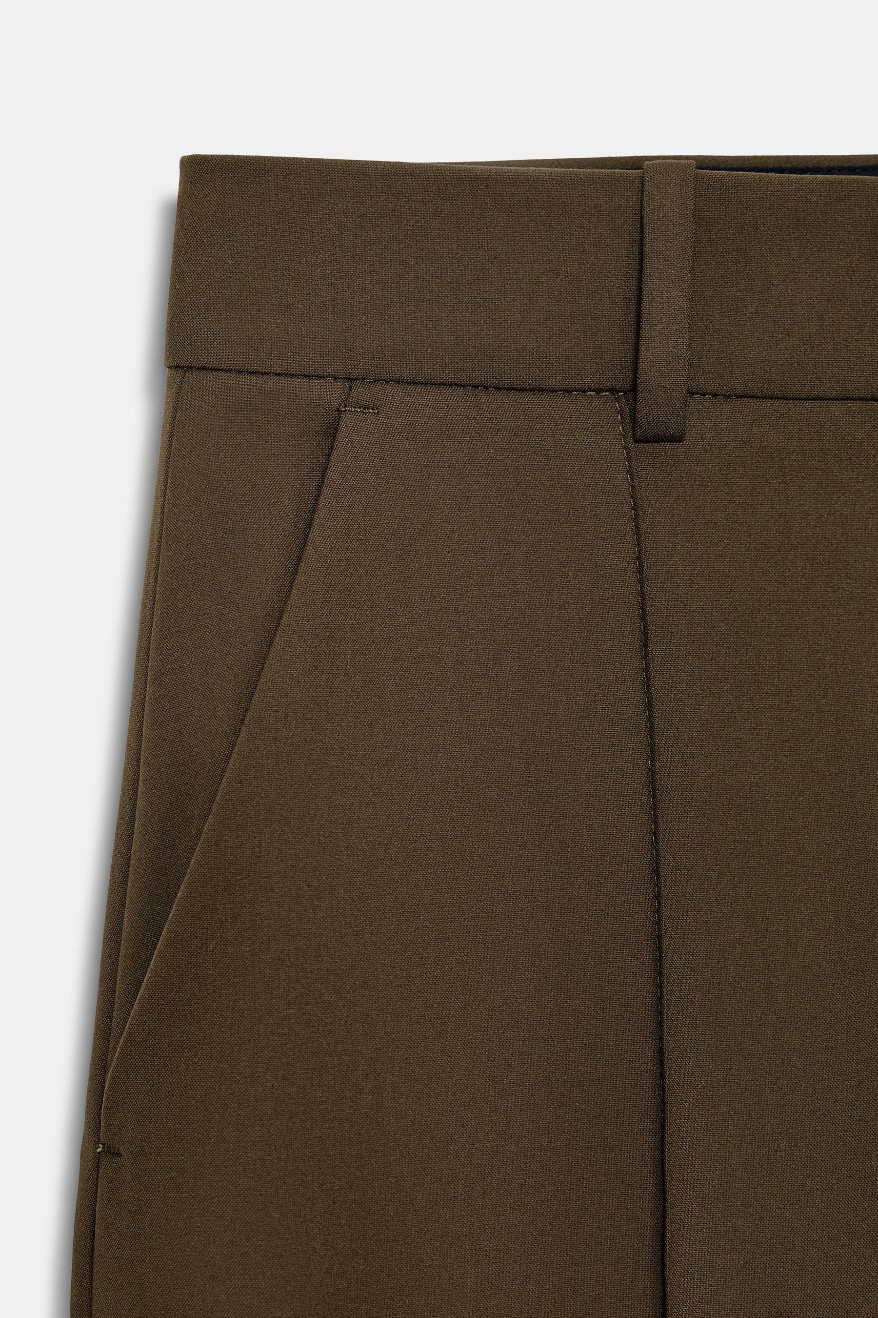 High-waist trousers