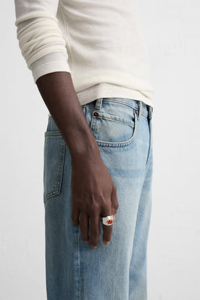 CONTRAST SIGNET RING - Image 1