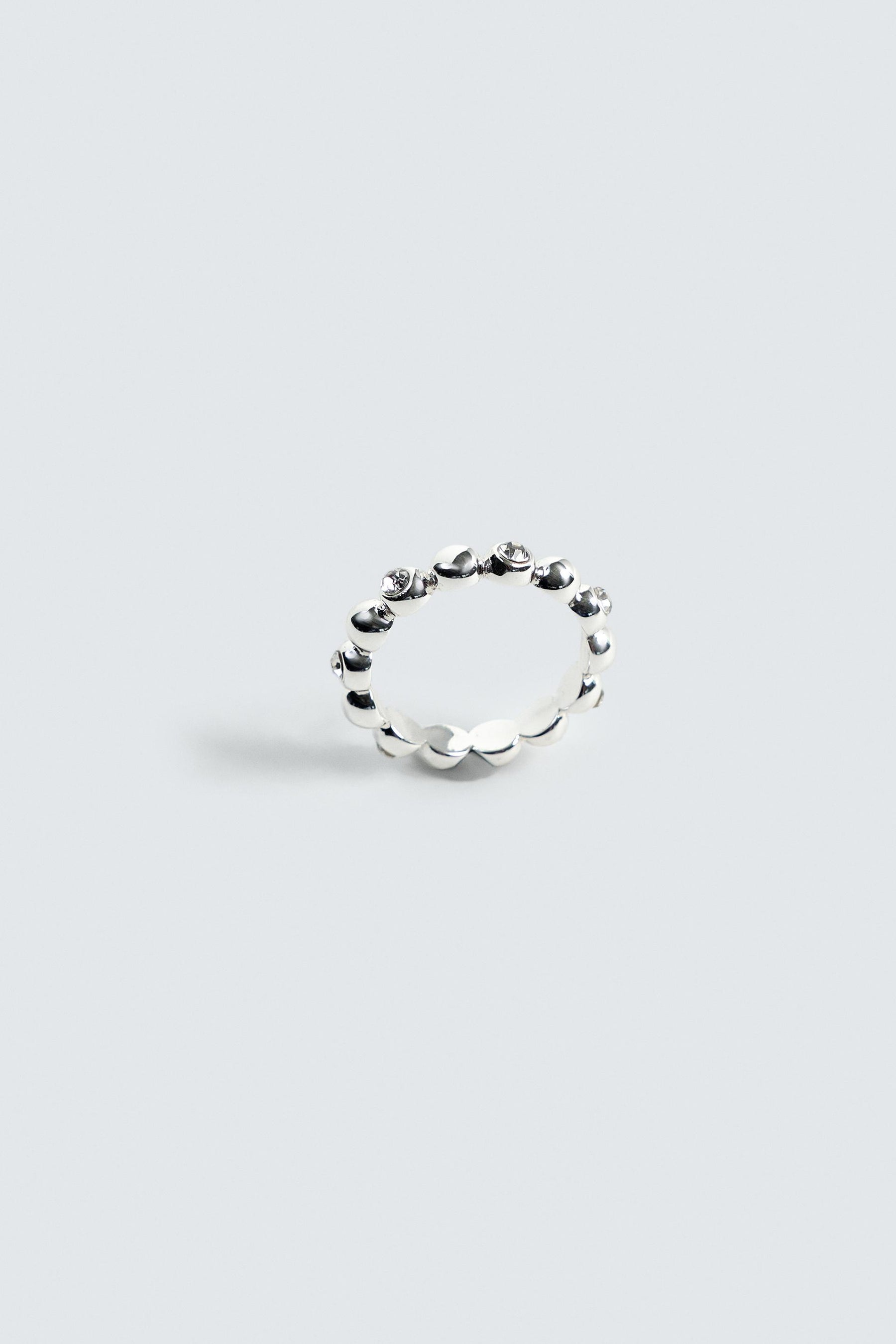 Sparkling Sphere Ring