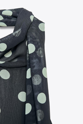 Polka Dot Halter Blouse