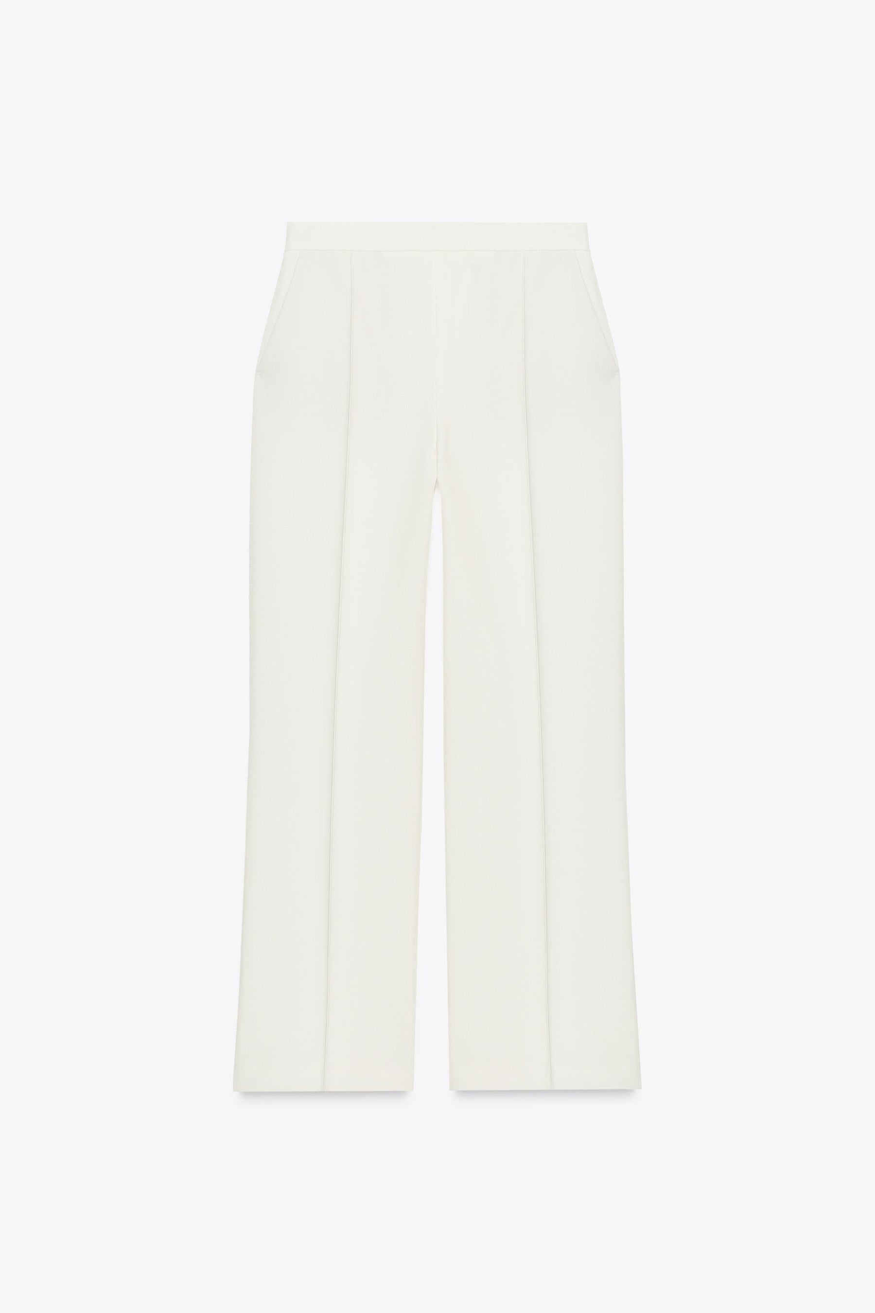 Straight-leg High-waist Trousers