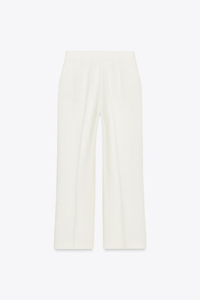 Straight-leg High-waist Trousers