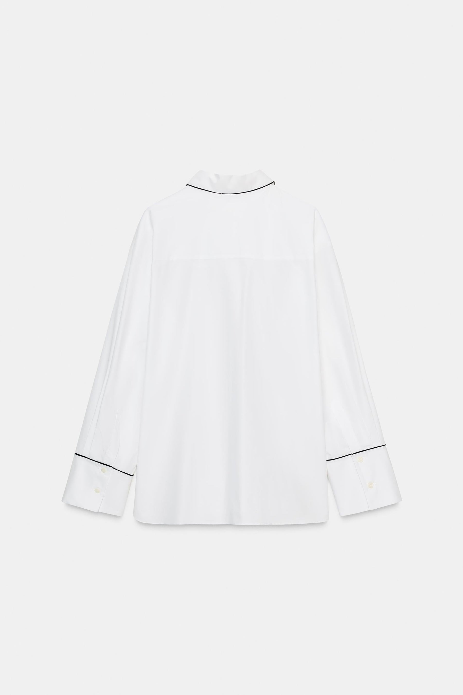 Contrast Poplin Shirt