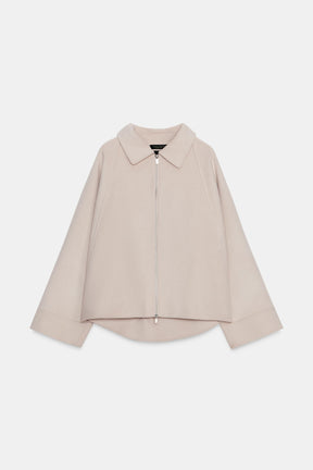 Wool Jacket with Zip