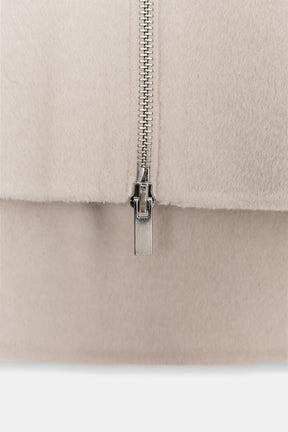 Wool Jacket with Zip