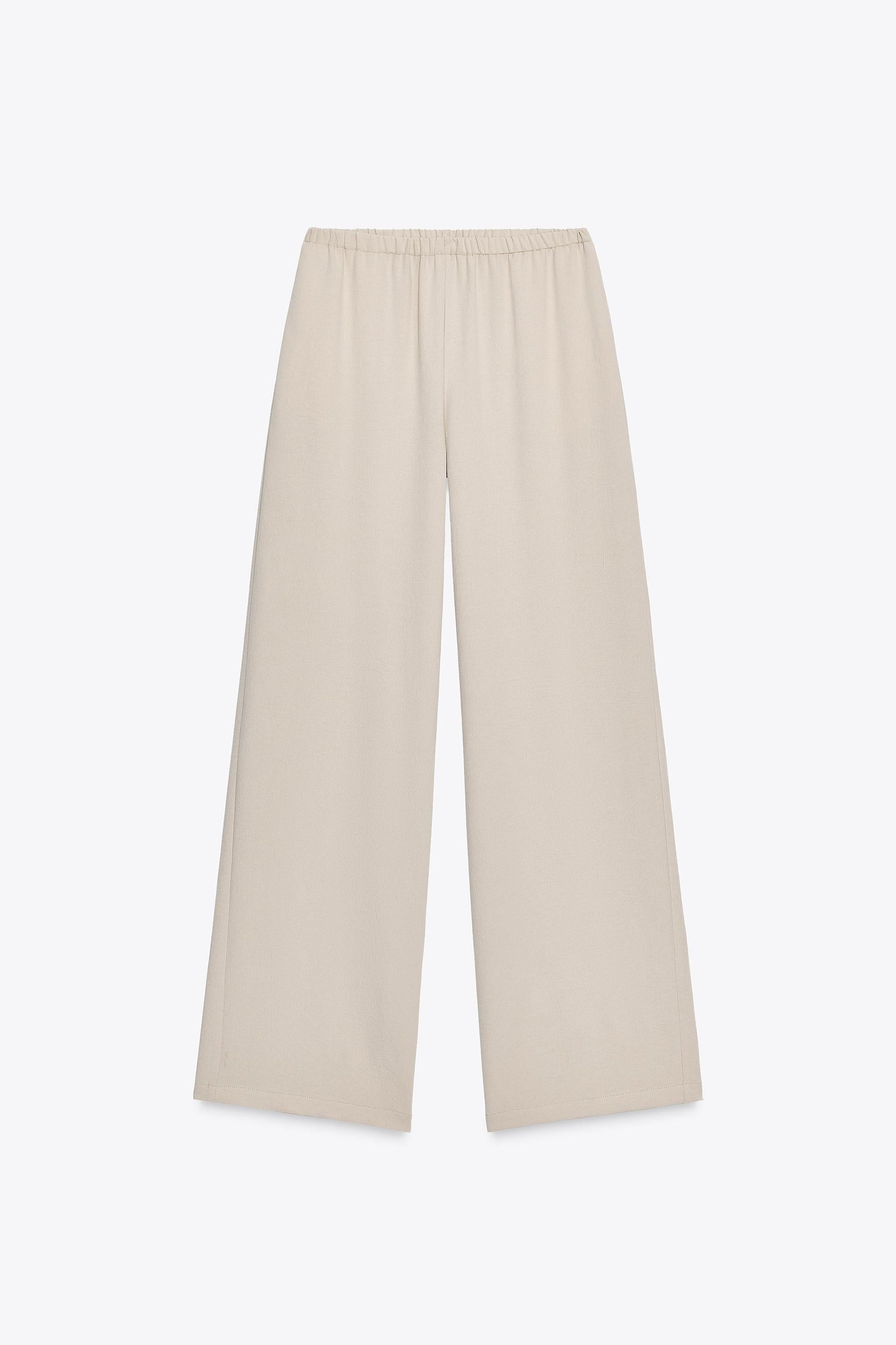 WIDE-LEG FLOWING TROUSERS