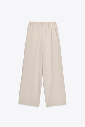 WIDE-LEG FLOWING TROUSERS