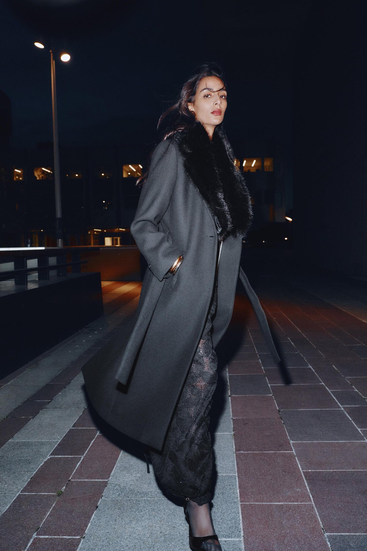 Belted Wool Coat