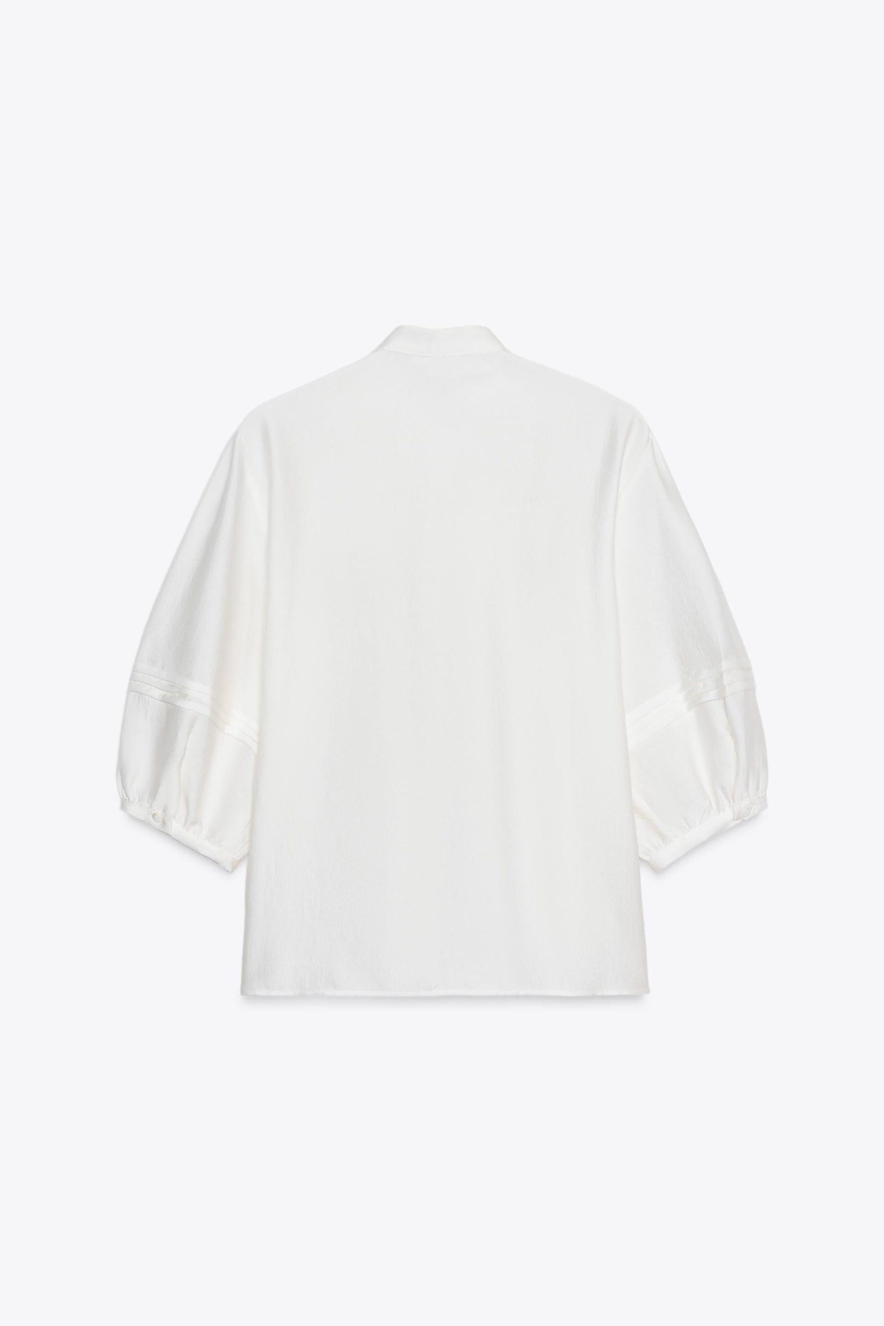 CREPE PINTUCK BLOUSE