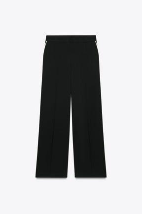 CONTRAST TRIM TROUSERS