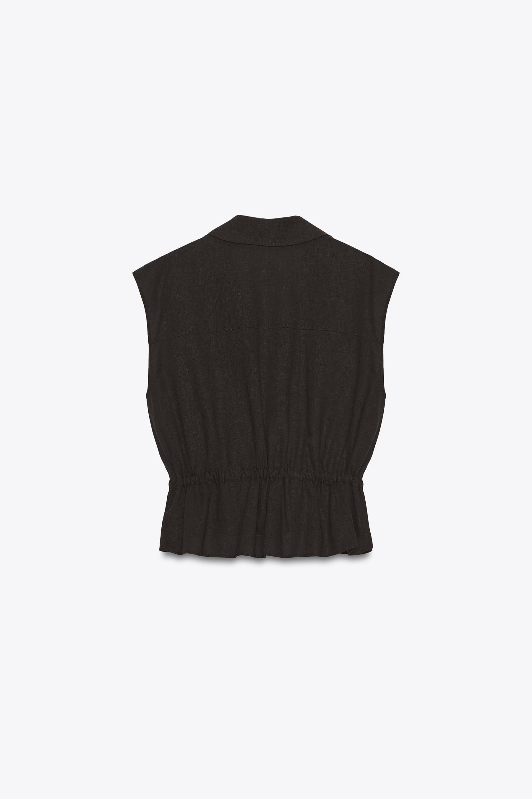 SAFARI LINEN BLEND TOP - Image 7