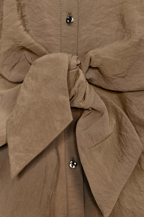Knot Front Short Sleeve