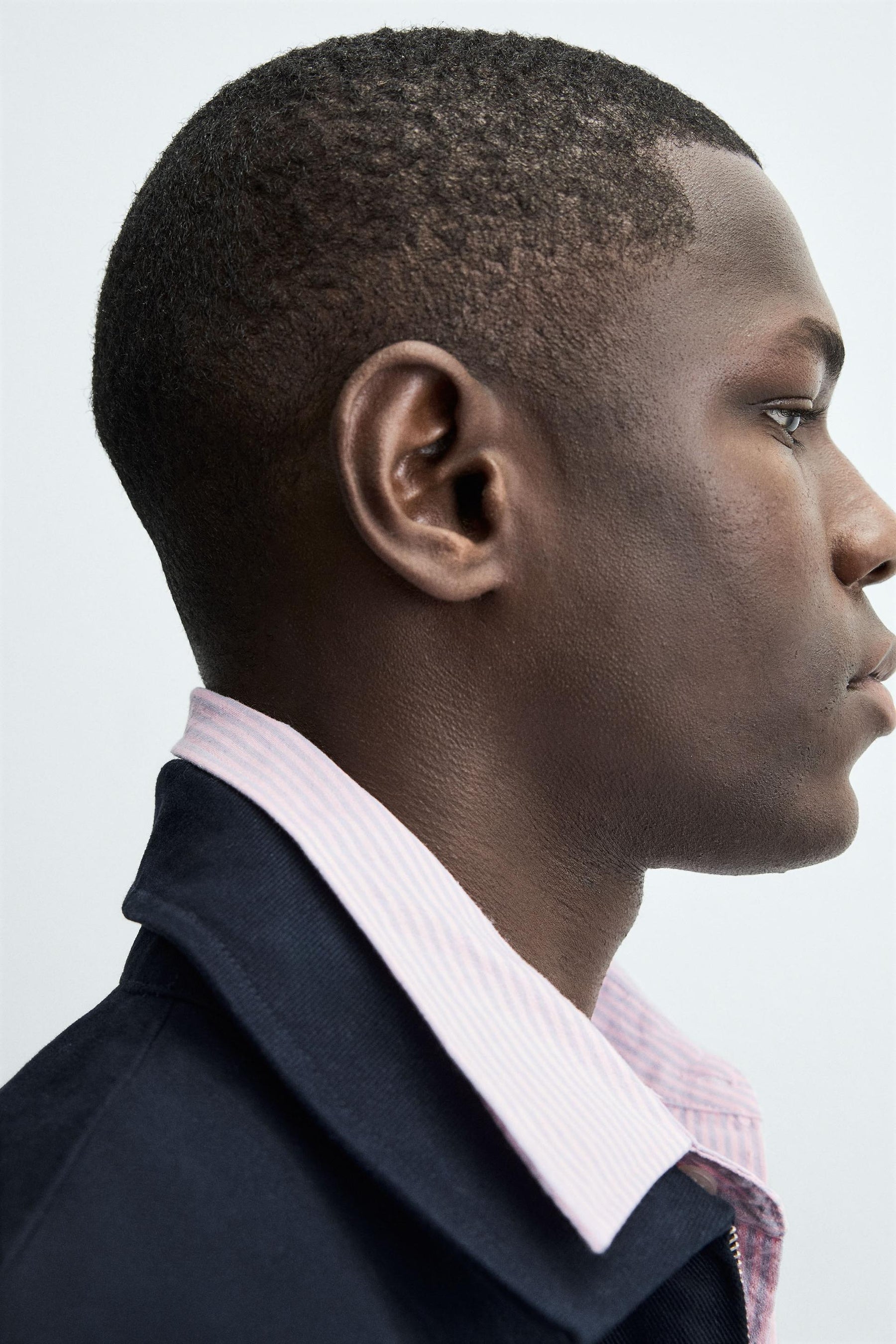 TEXTURED ZIP-UP OVERSHIRT - Image 5