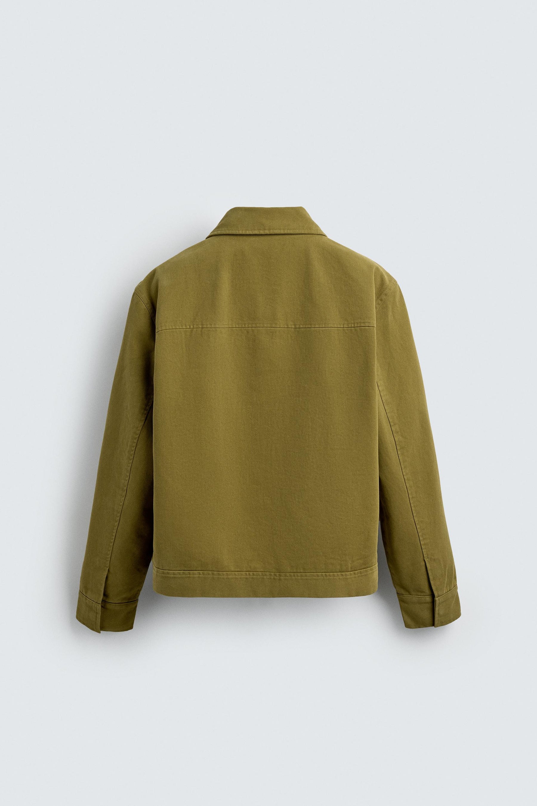 TEXTURED ZIP-UP OVERSHIRT - Image 7